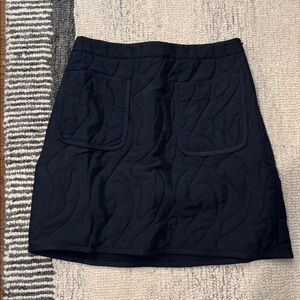 Darling Blue Textured Mini Skirt